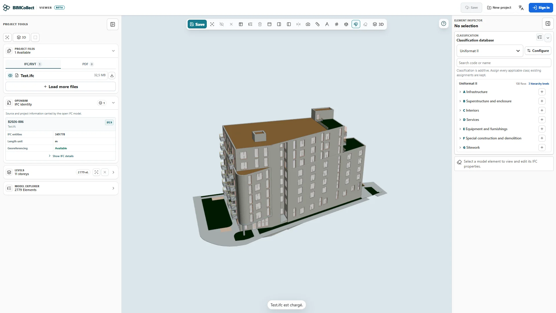 Architecture, structure et fluides réunis dans l’application BIMCollect